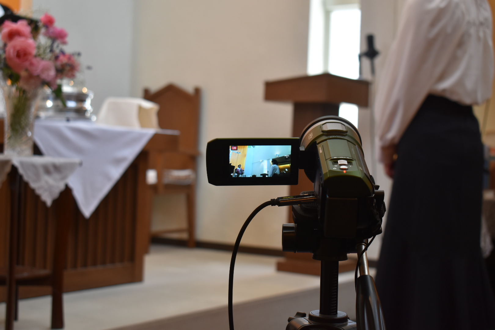 オンライン配信の様子